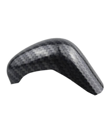 Carbon Fiber Car Gear Lever Shift Knob Cover ABS Decoration Trim for M