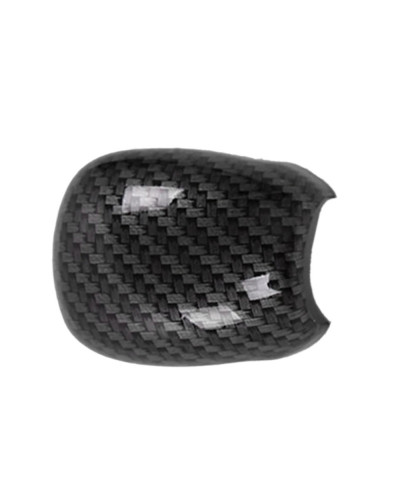 Carbon Fiber Car Gear Lever Shift Knob Cover ABS Decoration Trim for M