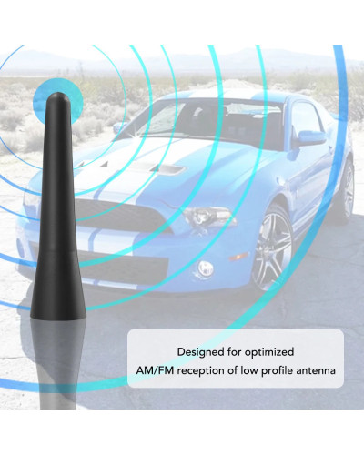 new Black 6.5cm Car Radio Roof Short Antenna Accessories For MG ZS EZS