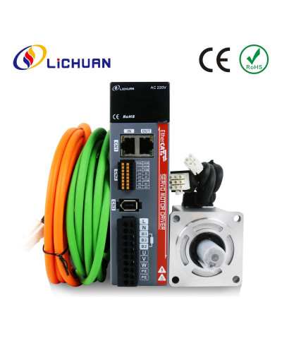 Lichuan 200W 400W 600W 750W 1000W Ethercat AC Servo Motors Drivers 300