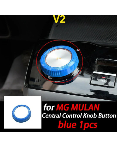 Car Central Control Knob Button Cover Sticker for MG MG4 MULAN Interio