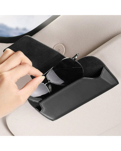 Car Sun Visor Glasses Holder Case For MG ZS EV EZS 2017 2018 2020 2022