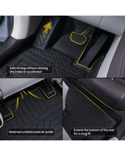 Car Floor Mat For MG HS MK2 2024 2025 2026 2027 Plug-in Waterproof Mud