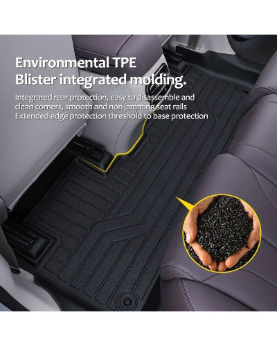 Car Floor Mat For MG HS MK2 2024 2025 2026 2027 Plug-in Waterproof Mud