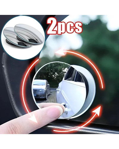 360 Degree Car Blind Spot Rear View Mirror Wide for MG GT HECTOR HS MG