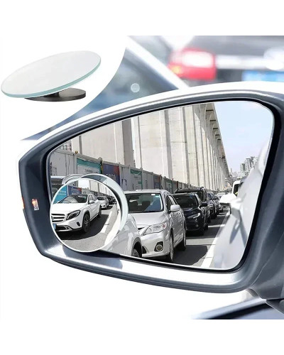 360 Degree Car Blind Spot Rear View Mirror Wide for MG GT HECTOR HS MG