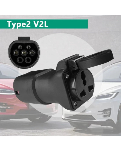 Type2 ICE62196 V2L Adapter Vehicle to Load Discharger Fit for MG BYD 1