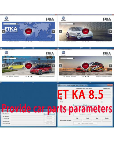 2023 ET KA 8.5 + Elsawin 6.0 Group Vehicles Electronic Parts Catalog S