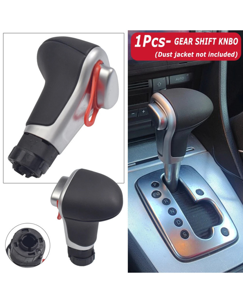 Perilla de palanca de cambios de cuero ABS para coche, 1 piezas, para AUDI Q7, Q5, A3, A4, A5, A6, A7, C6, C7, 4G1, 713, 139