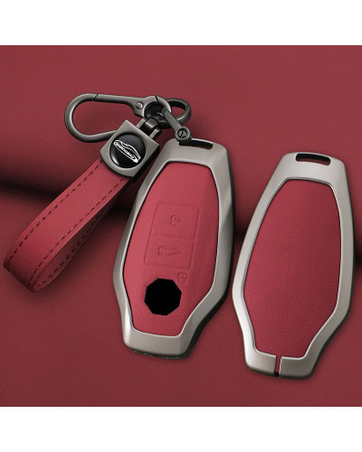 Zinc Alloy Car Key Cover Smart Keyless Remote Control Fobs Case Keychi