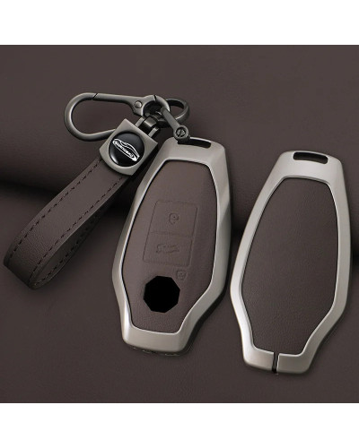 Zinc Alloy Car Key Cover Smart Keyless Remote Control Fobs Case Keychi