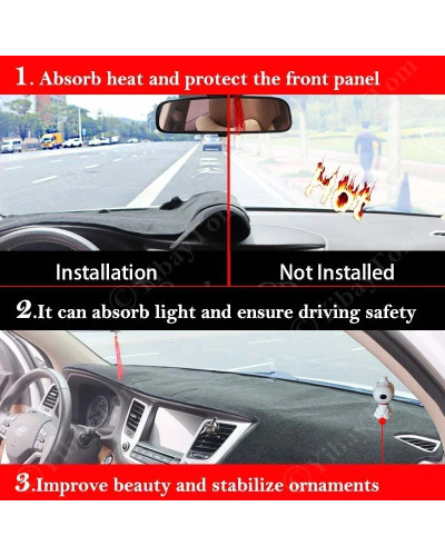 Flannel For MG 5 MG5 MG GT 2020 - 2024 Car Rug Car Inner Anti-Slip Ant