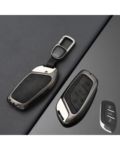 Retro Zinc Alloy Leather for MG ZS EV MG6 HS 5 6 EZS Remote Smart Auto