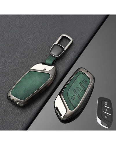 Retro Zinc Alloy Leather for MG ZS EV MG6 HS 5 6 EZS Remote Smart Auto