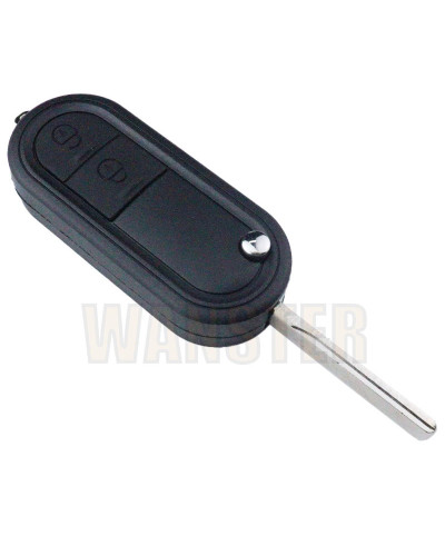 2 Bottons Car Key Fob Case Shell Housing for Mg 3 MG3 2011 2012 2013 2