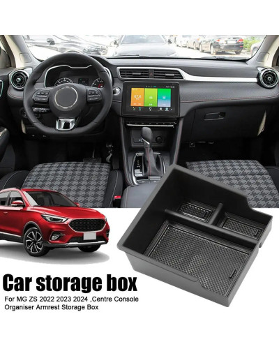 For Mg Zs Facelift 2022 2023 2024 Centre Console Organizer Box Interio