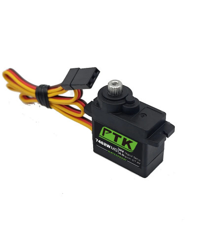 PTK 7462W MG Metal gear 9g micro servo 1/8 car waterproof robot model 