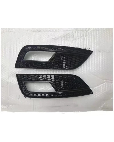 Rejilla delantera de panal cromado para coche AUDI, parrilla de luz antiniebla para AUDI A4 QUATTRO B8 B9 2013 2014 2015 2016 RS