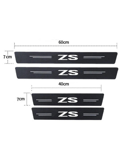 for Morris Garages MG ZS HS Logo Car Door Sill Protector Plate Rear Tr