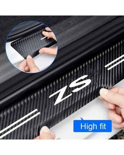 for Morris Garages MG ZS HS Logo Car Door Sill Protector Plate Rear Tr