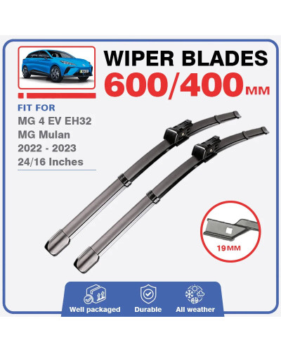 Front Wiper Blades For MG 4 MG4 EV MG Mulan EH32 2022 2023 Window Wind