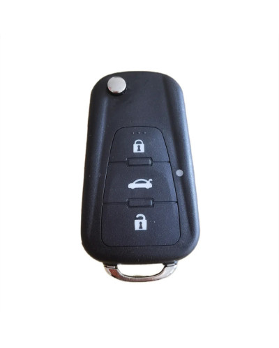 For MG360 3 Buttons Remote Flip Folding Car Key Shell For New MG GS MG