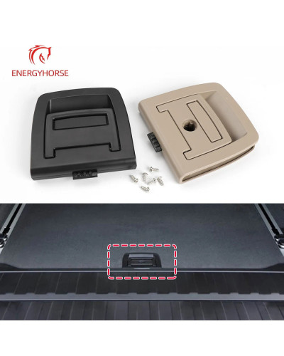 Car Trunk Tail Cover Bottom Plate Mat Floor Carpet Handle Auto Accesso