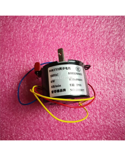 1PCS 50KTYZ 220V AC 6W 1RPM/2.5 RPM / 5RPM / 10RPM / 15RPM / 30RPM / 5