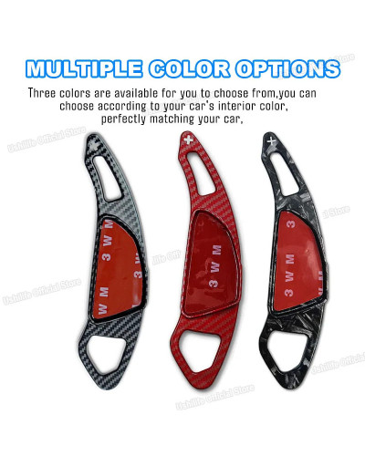 Carbon Fiber Car Steering Wheel Paddle Extension Shifters Shift Sticke