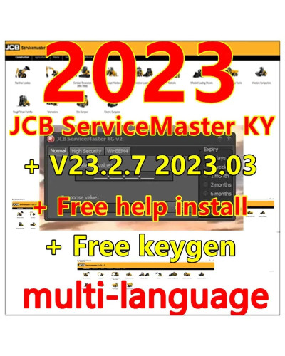 JCB ServiceMaster4 v23.2.7 03.2023 Diagnostic Software Full+ JCB Servi