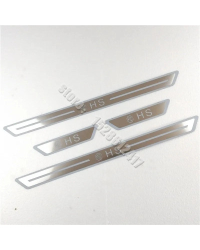 For MG ZS ZS EV HS 2017 2018 2019~2024 Door Sill Scuff Plate Trims Thr