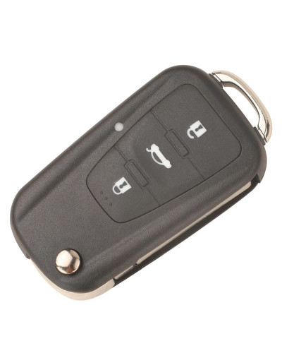 jingyuqin 3 Button Flip Folding Remote Car Key Shell FOB For MG Roewe 