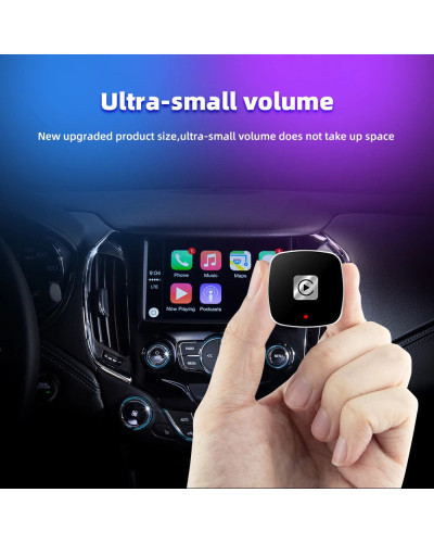 Wireless Carplay Adapter for Android iPhone Auto 2 in1 Wired to Wirele