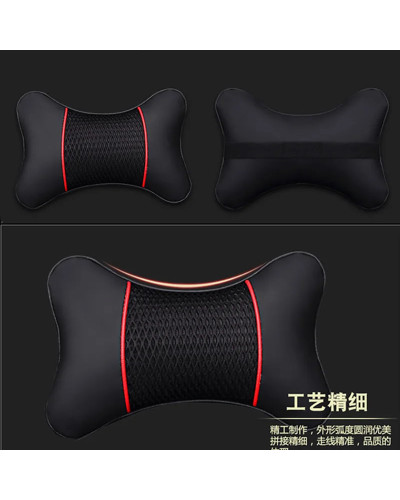 1x Car PU Leather Neck Pillow for MG 3 5 Zs Rx5 Rx6 Rx8 Ev 6 Zx Zst Sw