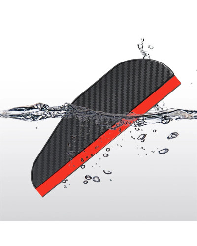 FOR MG ZS Car Rearview Mirror Rain Eyebrow Visor Carbon Fiber Side Aut