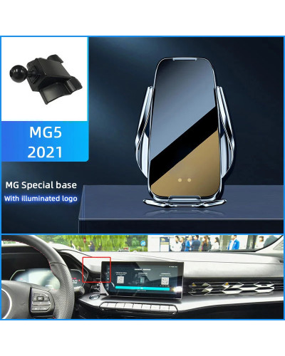 Car Infrared Sensor Holder Mobile Phone Wireless Charger For MG MG3 ON