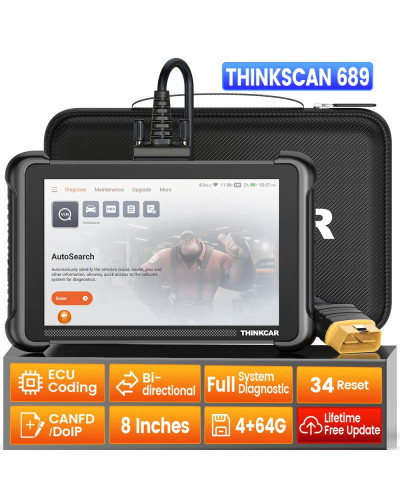 THINKSCAN 689 Professional Car Diagnostic Tool DOIP CANFD 34 Reset Spe