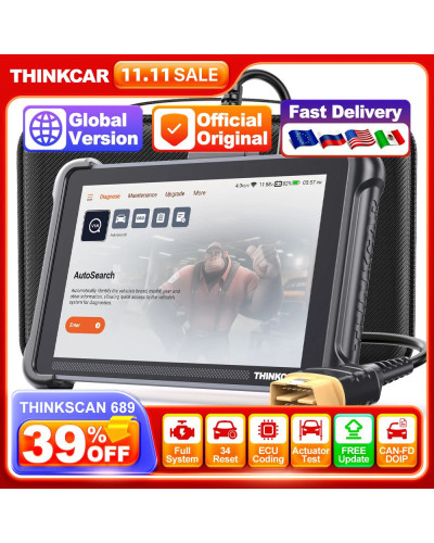 THINKSCAN 689 Professional Car Diagnostic Tool DOIP CANFD 34 Reset Spe