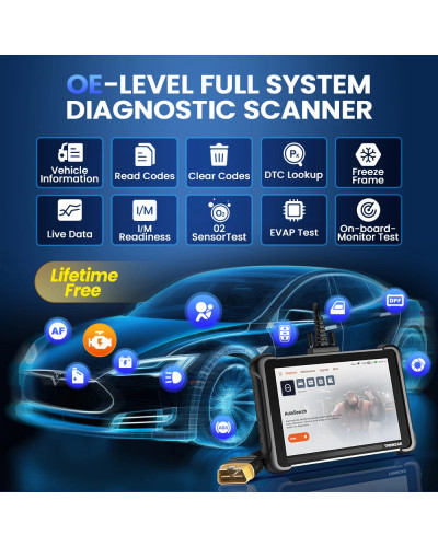 THINKSCAN 689 Professional Car Diagnostic Tool DOIP CANFD 34 Reset Spe