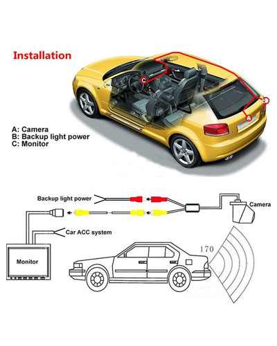 Cámara para manillar de maletero de coche, cámara HD de visión trasera para Audi A3 Sportback 2021 +,Q2 2019 +, para VW Passat t