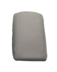 Cubierta para Reposabrazos de coche, tapa para consola central, color gris, cuero, negro, Beige y gris, para Audi A6 C6 2005-201