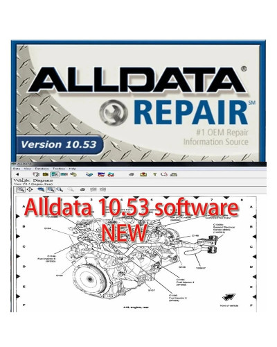 Alldata 10.53 2024 Automotive Diagnostic Software provides all data te