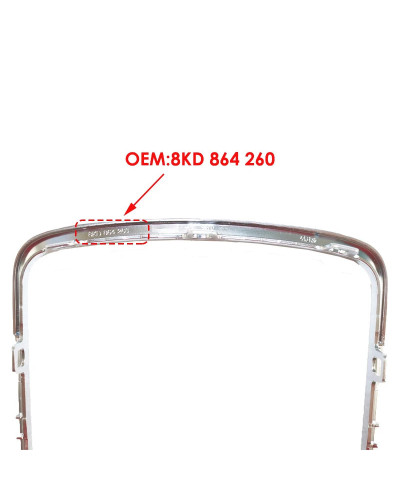 Soporte de marco de perilla de cambio de marchas automático, embellecedor de Base circular 8K0864260 para Audi Q5 2009-2016 A4 2