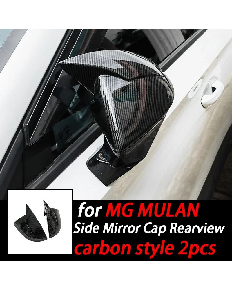 Car Side Mirror Cap Rearview Cow Corner Mirror Retrofit Cover for MG M