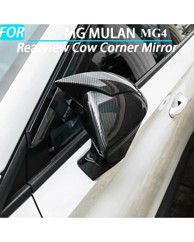 Car Side Mirror Cap Rearview Cow Corner Mirror Retrofit Cover for MG M