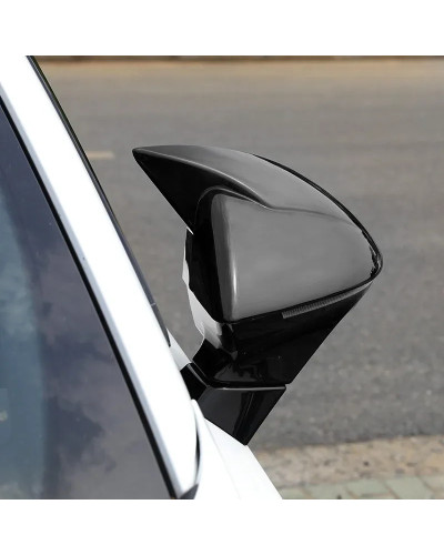 Car Side Mirror Cap Rearview Cow Corner Mirror Retrofit Cover for MG M