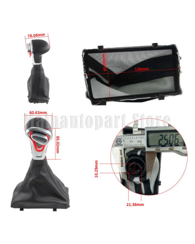 Perilla de cambio automático para Audi, pomo de cambio de marchas automático para Audi A6, C6, A3, 8P, A4, B8, A5, Q5, 2009, 201