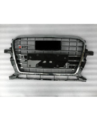 Rejilla delantera para coche estilo SQ5, rejilla de malla para parachoques delantero, compatible con Audi Q5 8R, 2013, 2014, 201