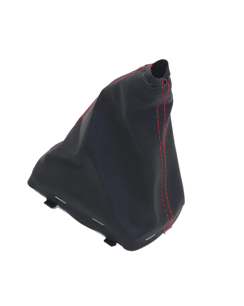 Perilla de palanca de cambios de cuero para coche, cubierta de arranque de polaina de Collar de transmisión Manual para Audi A3 