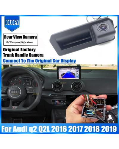 Cámara de visión trasera de coche HD, Monitor OEM Original para Audi q2, Q2L, 2016, 2017, 2018, 2019